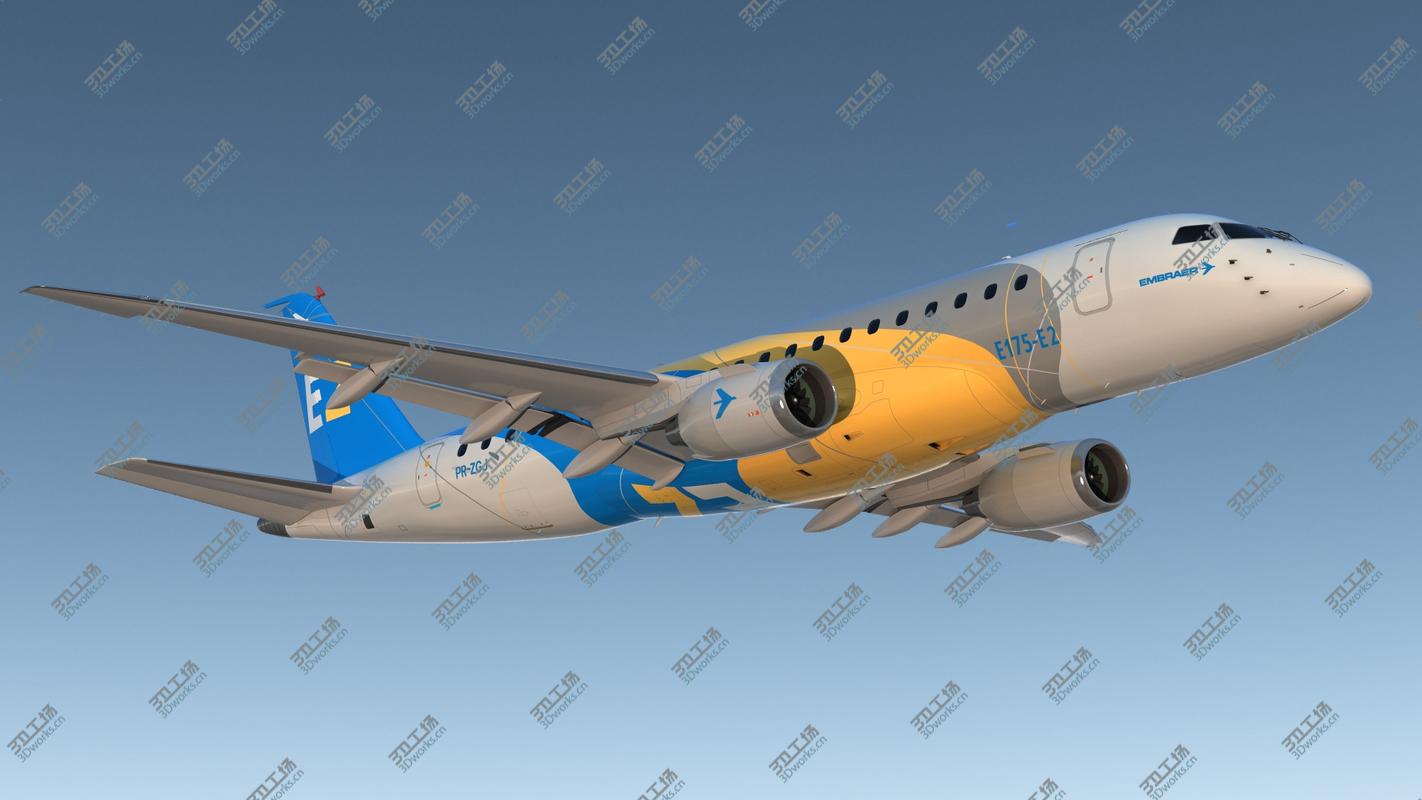 images/goods_img/20210319/Embraer E-Jet E175-E2 3D/5.jpg